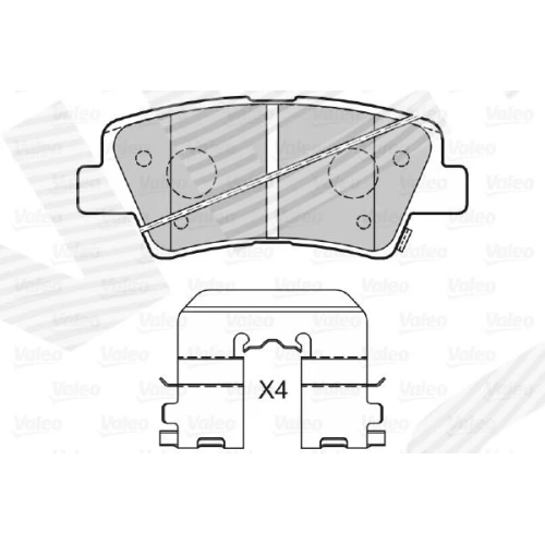 BRAKE PADS FOR DISC BRAKES - 1