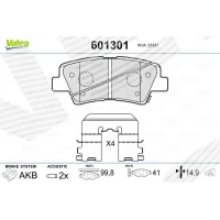 Brake pads for disc brakes