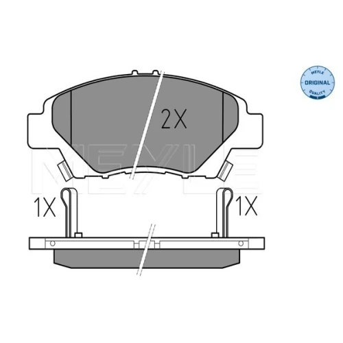 BRAKE PADS FOR DISC BRAKES - 1