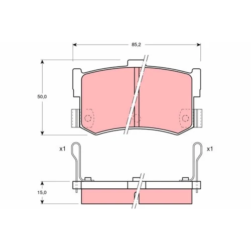 BRAKE PADS FOR DISC BRAKES - 0