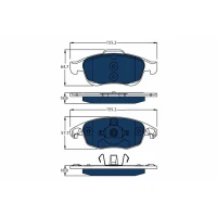 Brake pads for disc brakes