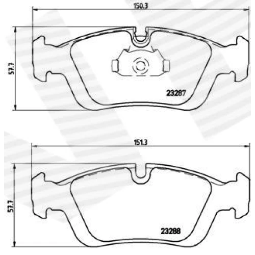 BRAKE PADS FOR DISC BRAKES - 0