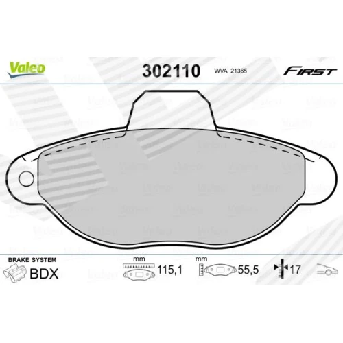 BRAKE PADS FOR DISC BRAKES - 0