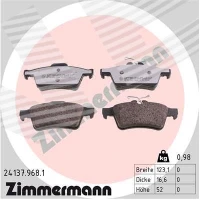 Brake pads for disc brakes