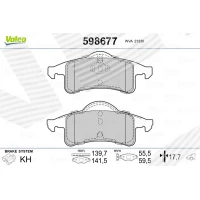 Brake pads for disc brakes