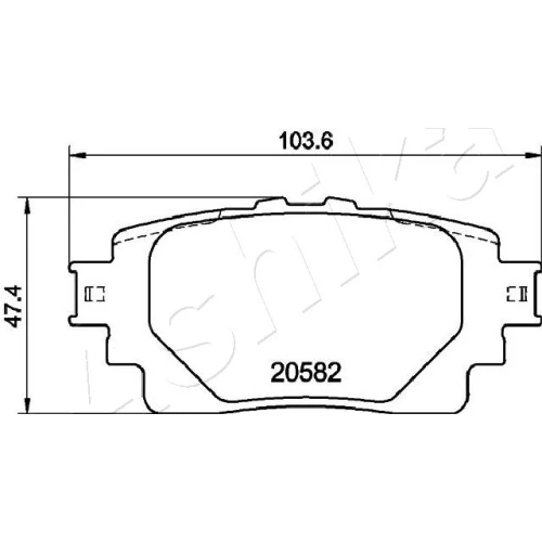 BRAKE PADS FOR DISC BRAKES - 0