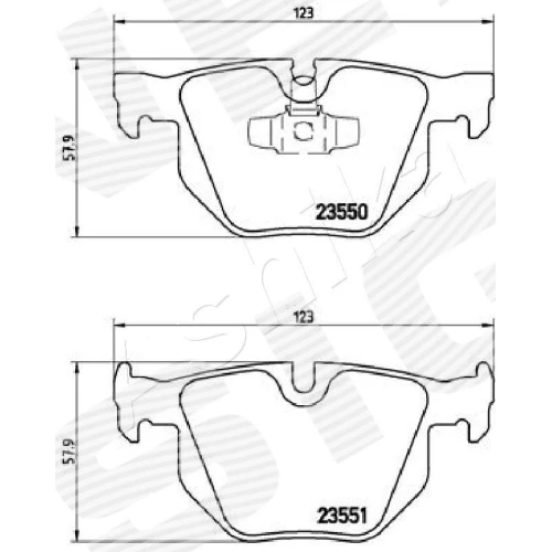 BRAKE PADS FOR DISC BRAKES - 1