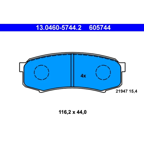 BRAKE PADS FOR DISC BRAKES - 0