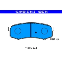 Brake pads for disc brakes