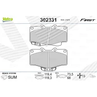 Brake pads for disc brakes