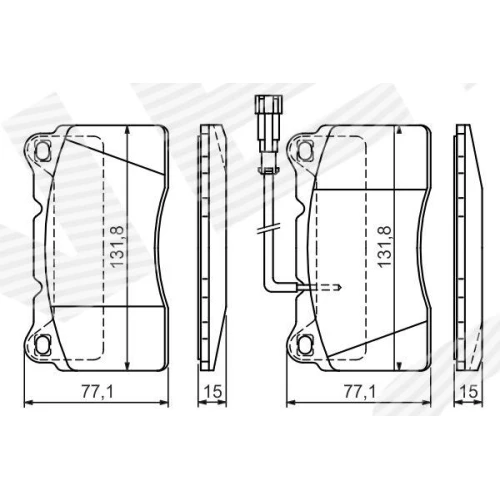 BRAKE PADS FOR DISC BRAKES - 6