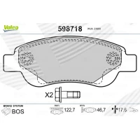 Brake pads for disc brakes