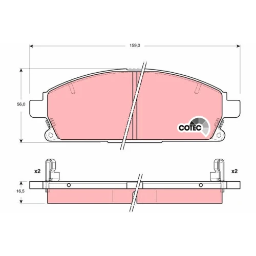 BRAKE PADS FOR DISC BRAKES - 0