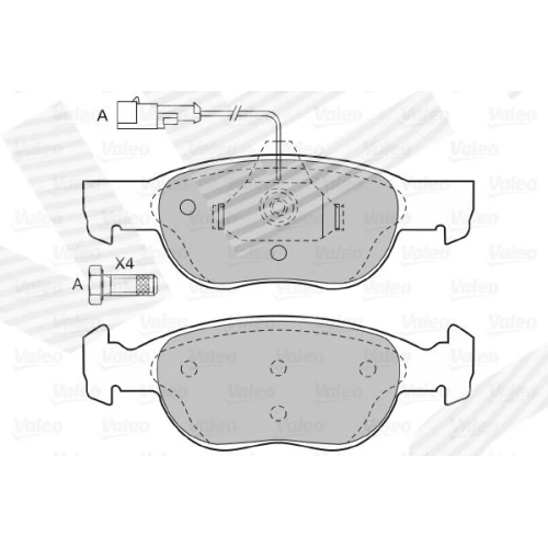 BRAKE PADS FOR DISC BRAKES - 1