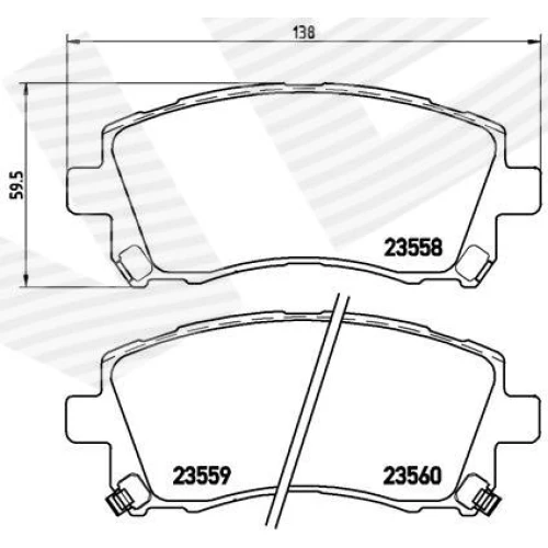 BRAKE PADS FOR DISC BRAKES - 0