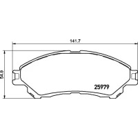 Brake pads for disc brakes