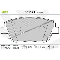 Brake pads for disc brakes