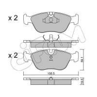 Brake pads for disc brakes