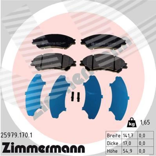 BRAKE PADS FOR DISC BRAKES - 0