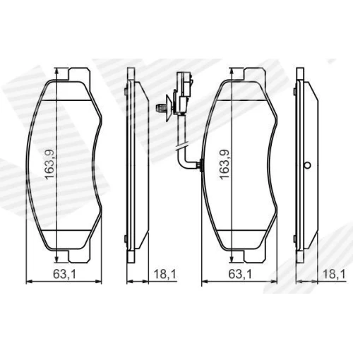 BRAKE PADS FOR DISC BRAKES - 6