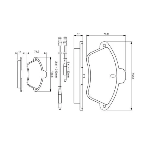 BRAKE PADS FOR DISC BRAKES - 4