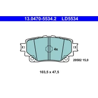 Brake pads for disc brakes