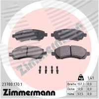 Brake pads for disc brakes