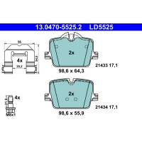 Brake pads for disc brakes