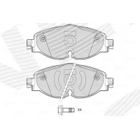 Brake pads for disc brakes