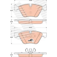 Brake pads for disc brakes