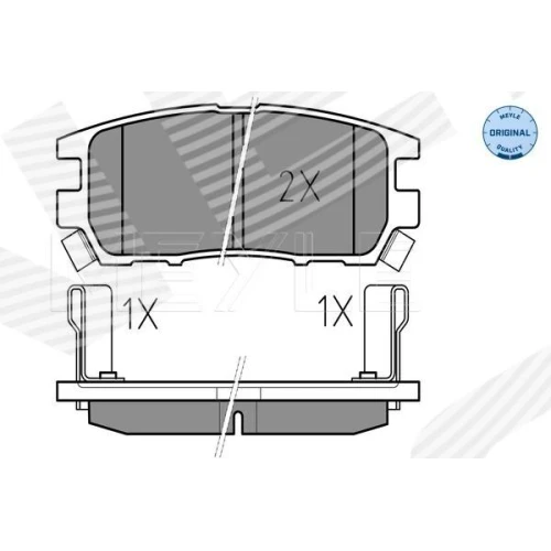 BRAKE PADS FOR DISC BRAKES - 1