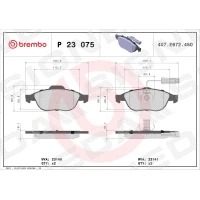 Brake pads for disc brakes