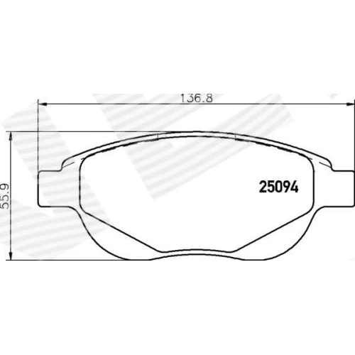 BRAKE PADS FOR DISC BRAKES - 0