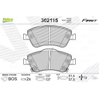 Brake pads for disc brakes