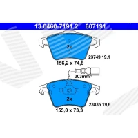 Brake pads for disc brakes