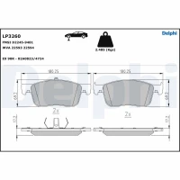 Brake pads for disc brakes