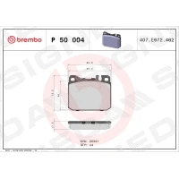 Brake pads for disc brakes