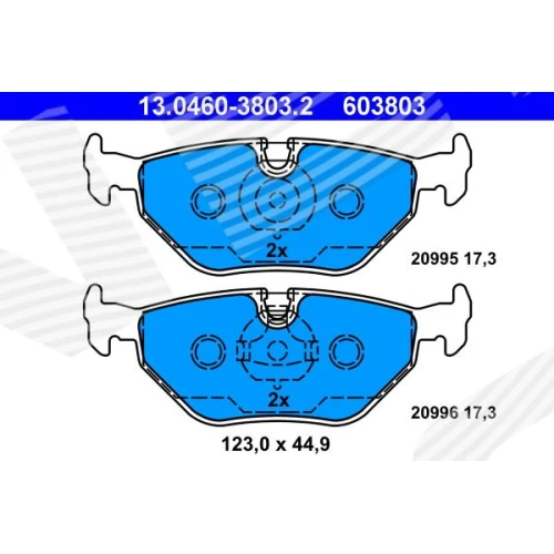 BRAKE PADS FOR DISC BRAKES - 0