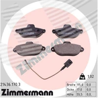 Brake pads for disc brakes