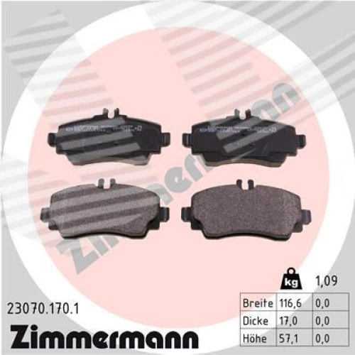 BRAKE PADS FOR DISC BRAKES - 0