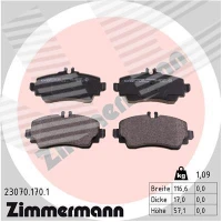 Brake pads for disc brakes