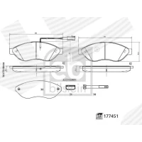 Brake pads for disc brakes