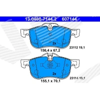 Brake pads for disc brakes