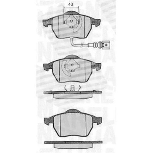 BRAKE PADS FOR DISC BRAKES - 0