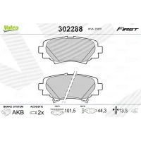 Brake pads for disc brakes