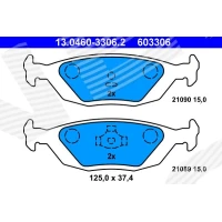 Brake pads for disc brakes