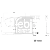 Brake pads for disc brakes