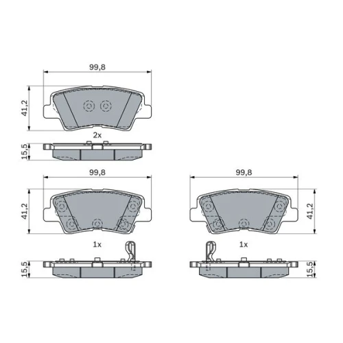 BRAKE PADS FOR DISC BRAKES - 4