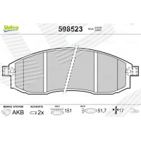 Brake pads for disc brakes