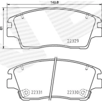 Brake pads for disc brakes